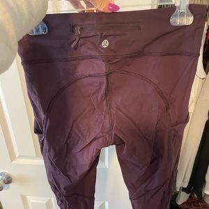 Lululemon Maroon Full Length Leggings